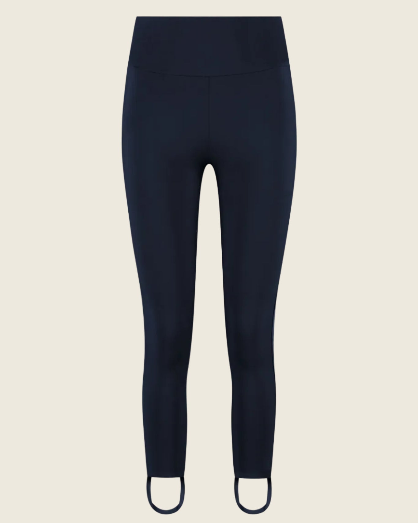 Women’s Mavi blue stirrup leggings with tuxedo stripe high waisted sculpting lycra