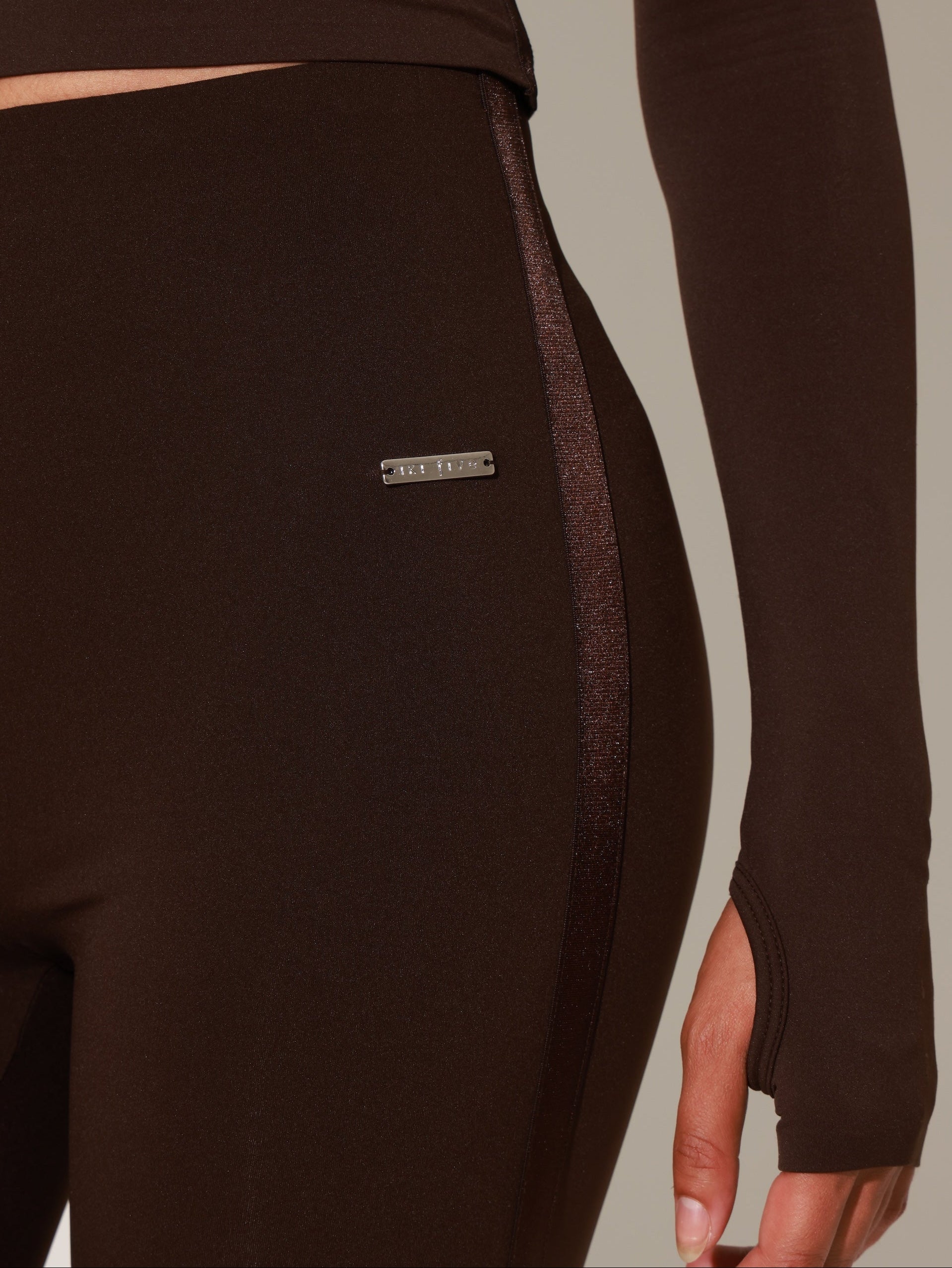 Mavi Sculpting Stirrup Legging - Chocolate Brown