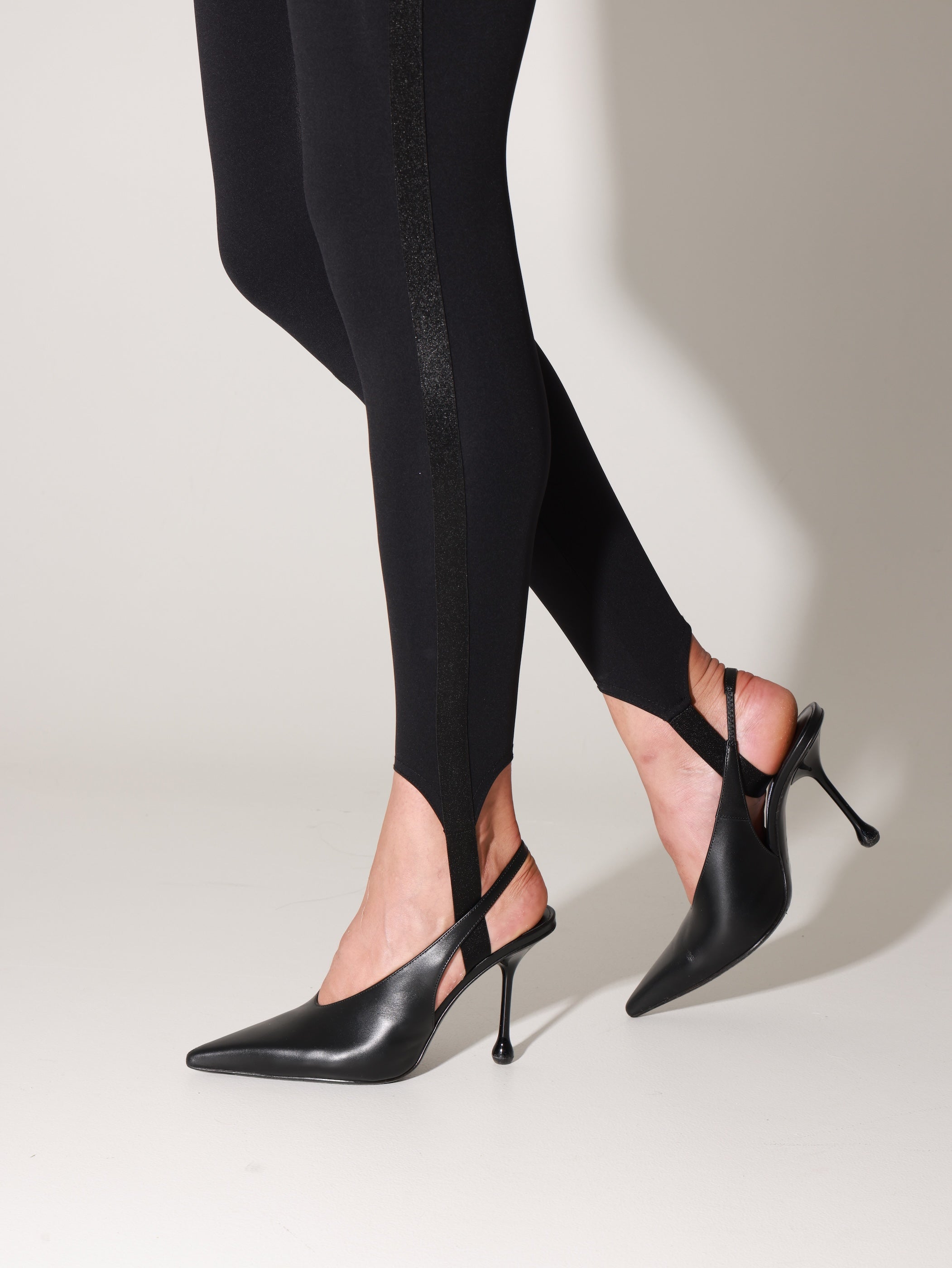 Mavi Sculpting Stirrup Legging - Caviar Black