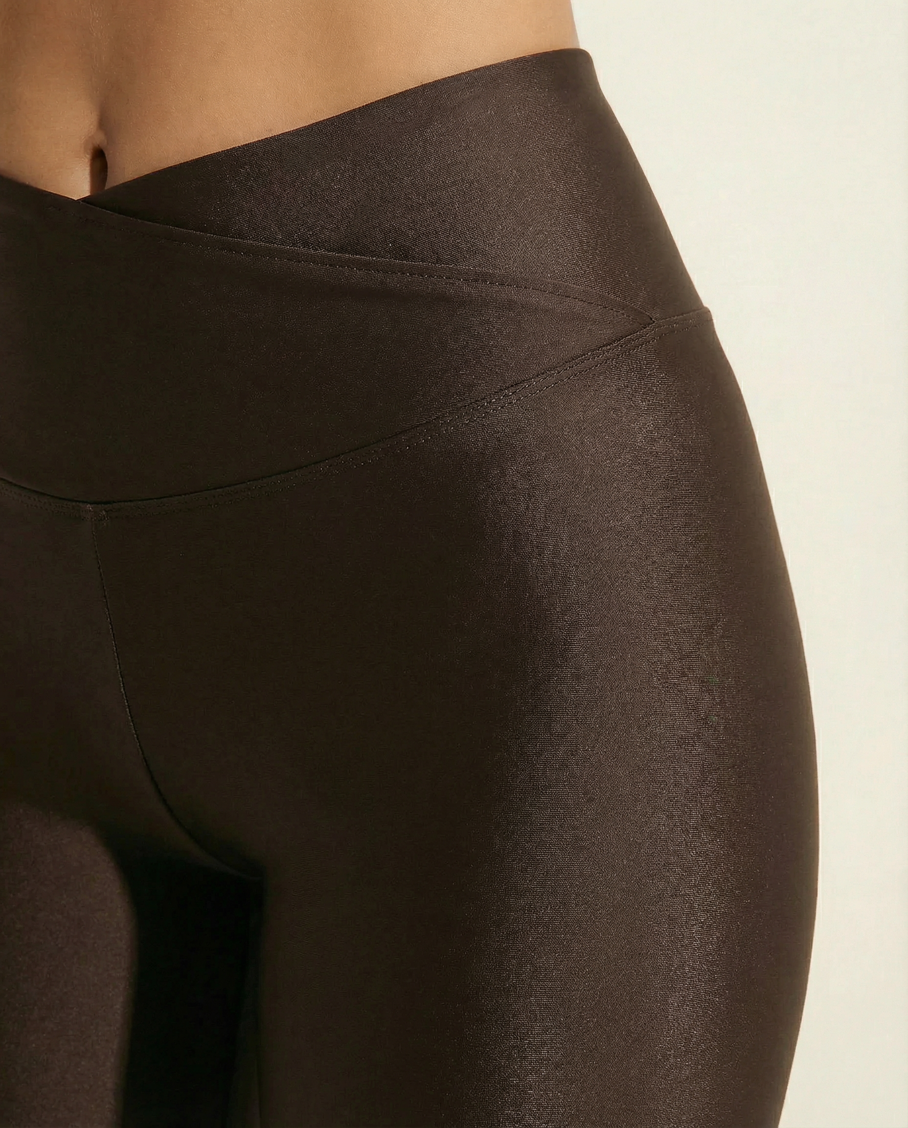 Siyah Sculpting Flare Legging - Chocolate Brown