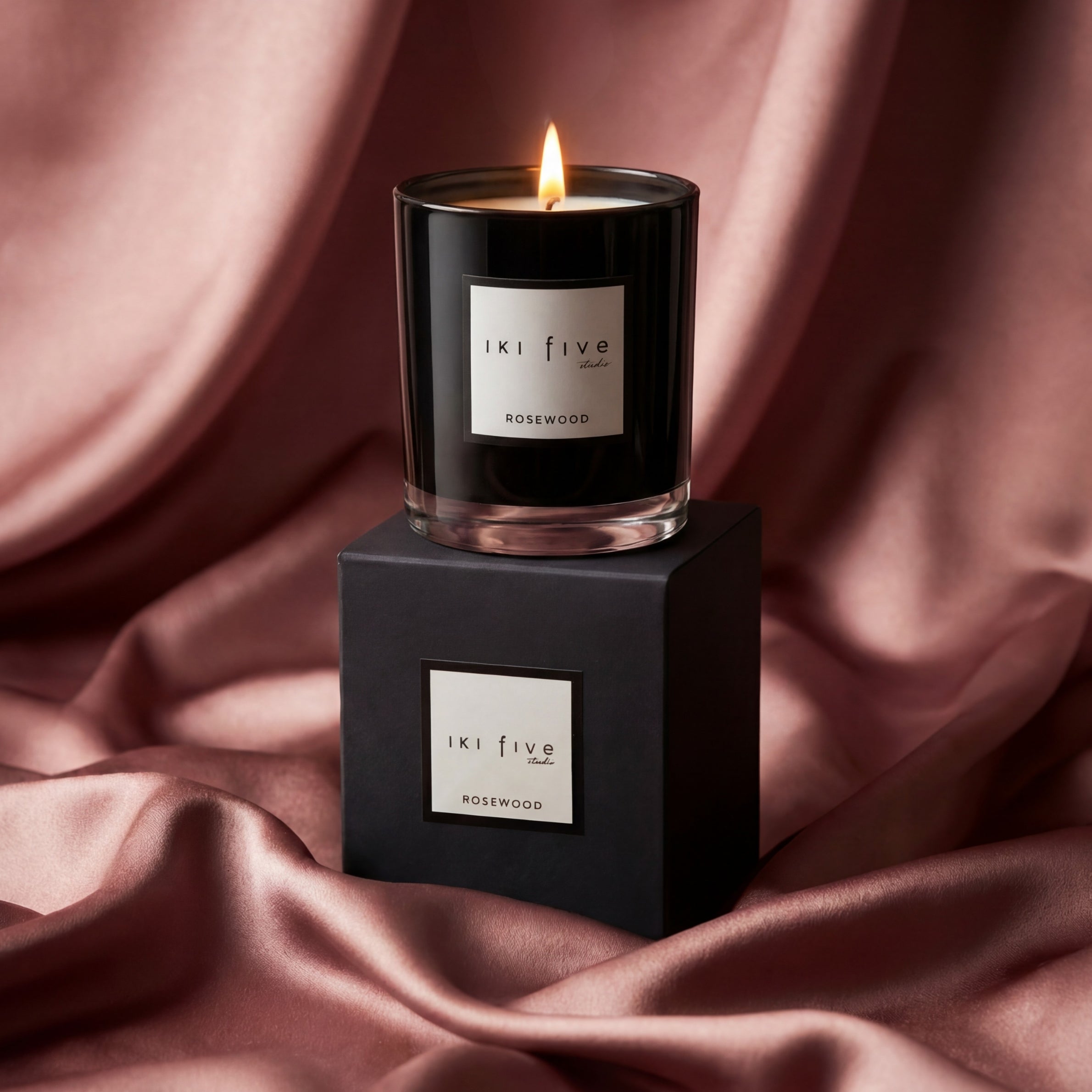 Rosewood Scented Candle | Hand-Poured Soy Wax
