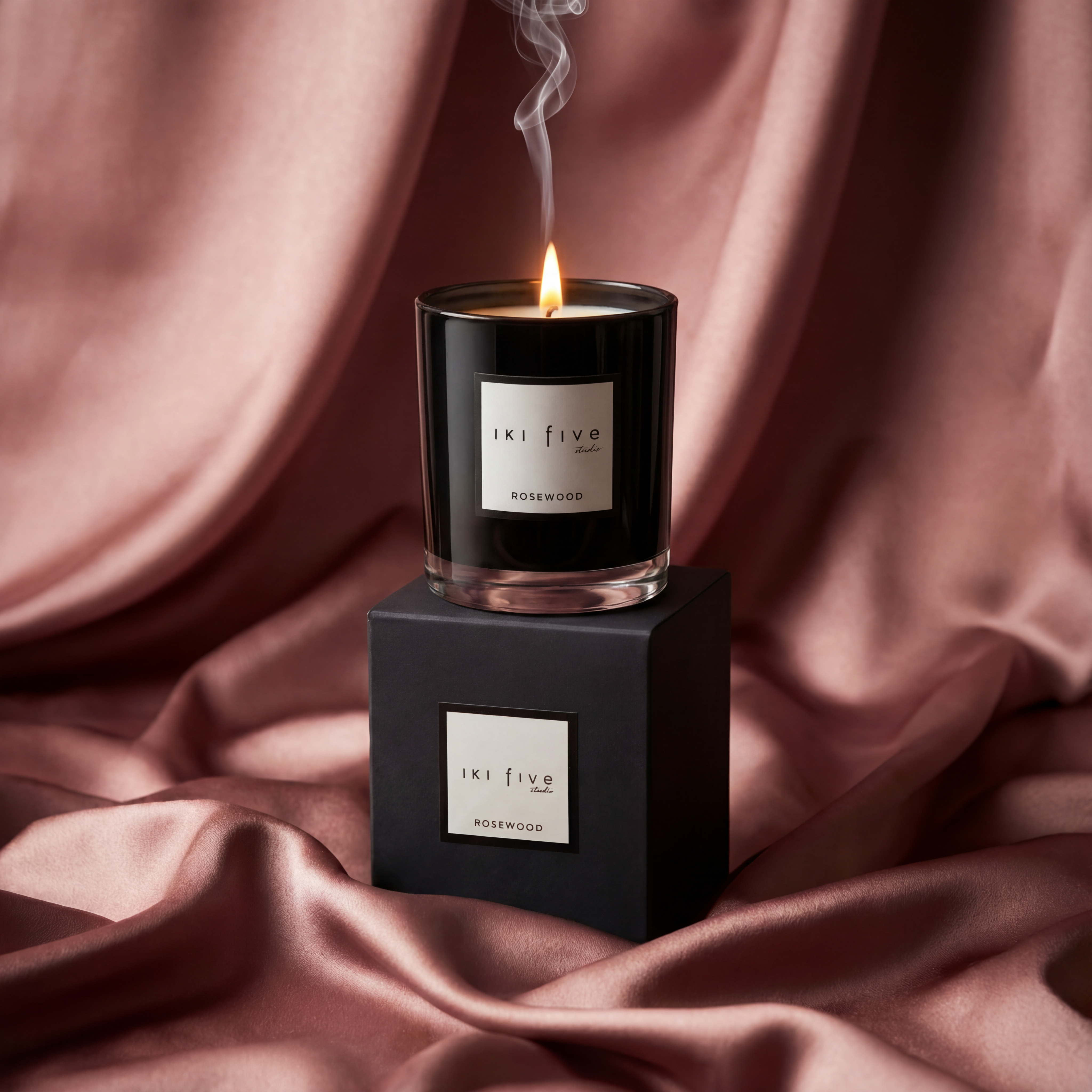 Rosewood Scented Candle | Hand-Poured Soy Wax